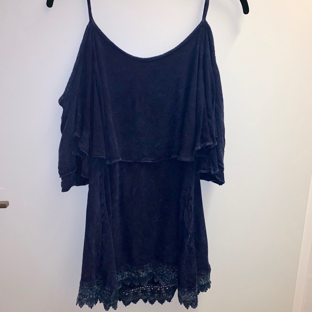 Super Cute Navy Tank Shirt/Dress